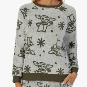 (NWT) Star Wars The Mandalorian Grogu Womens 2-Piece Plush Fleece Jogger Lounge